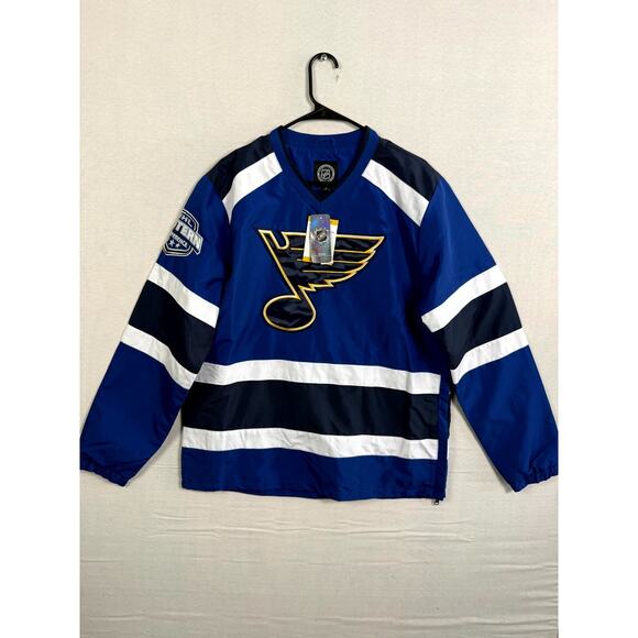 NHL St. Louis Blues Jersey Mens Medium Blue Black Western Conference Pullover